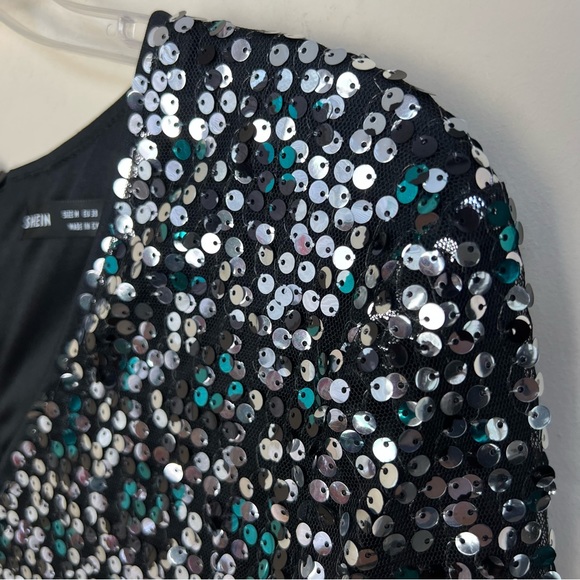 SHEIN Sexy Cut Out Sequins Mini Dress size M - Picture 14 of 14